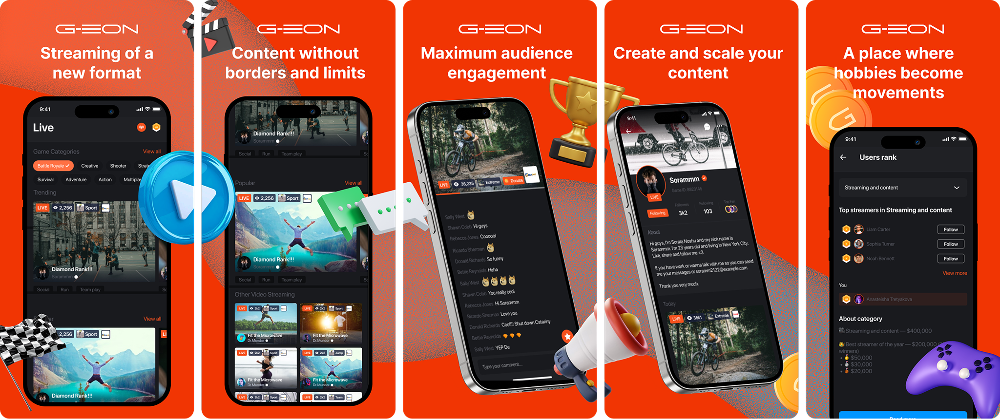 G-Eon — Mobile streaming platform