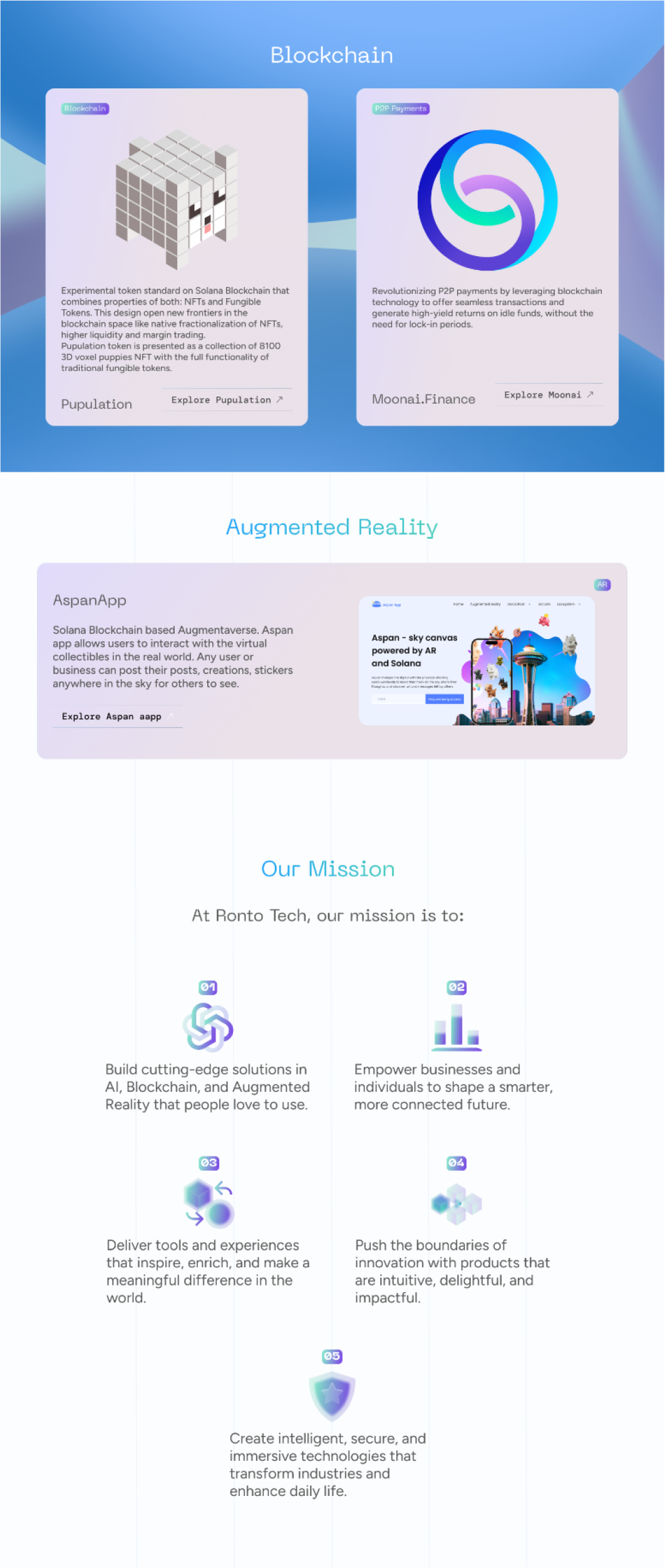 Ronto Tech UI Elements