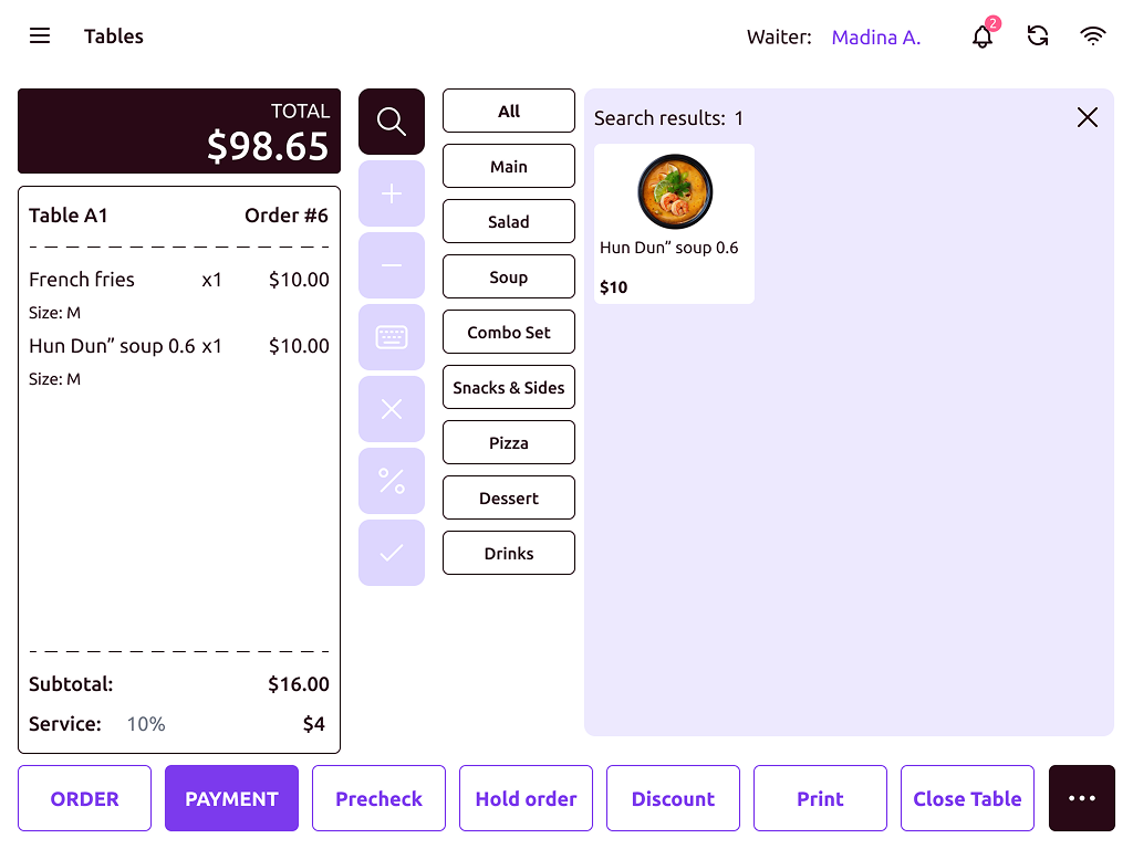 YoShop Restaurant - warehouse