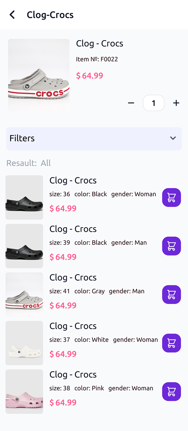 YoShop Retail - reports